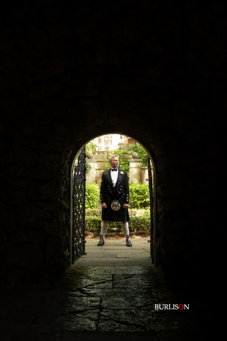 Bride & groom at Pennyhill Park