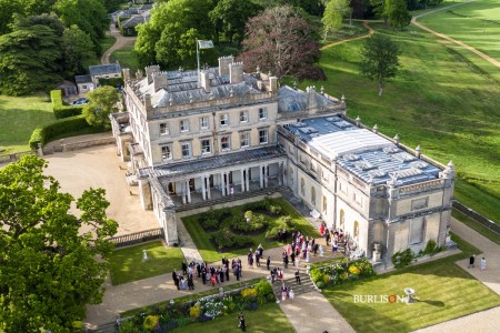 Aerial Wedding Film -  Somerley House  