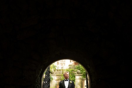 Bride & groom at Pennyhill Park